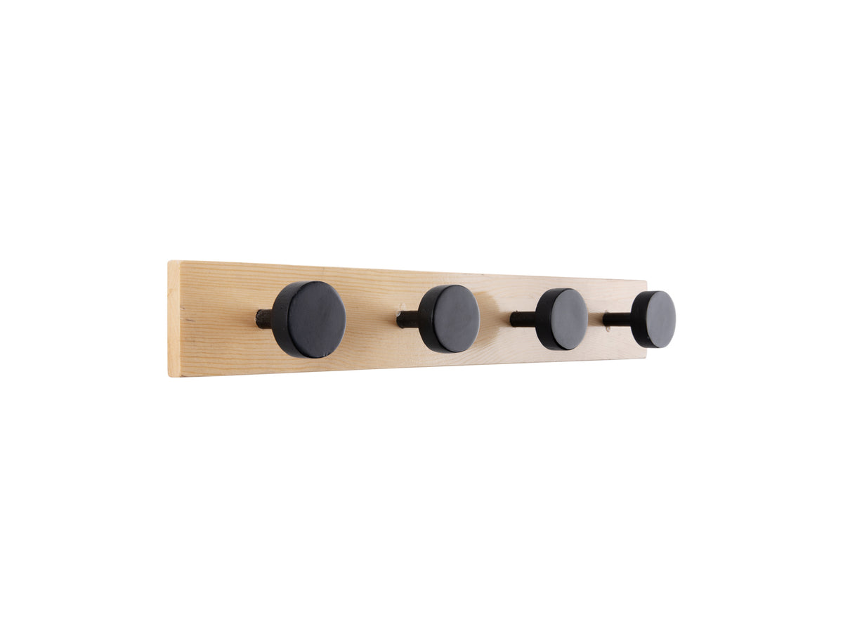 Sieninė kabykla Knobs su 4 rankenėlėmis, maža