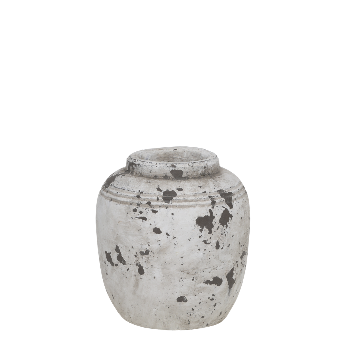 Frejus Cream plant pot, H16 cm
