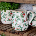 Fraises jug with strawberries, H15 cm