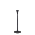 Metal Black L candle holder, H38 cm