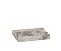 Grey Marble soap dish