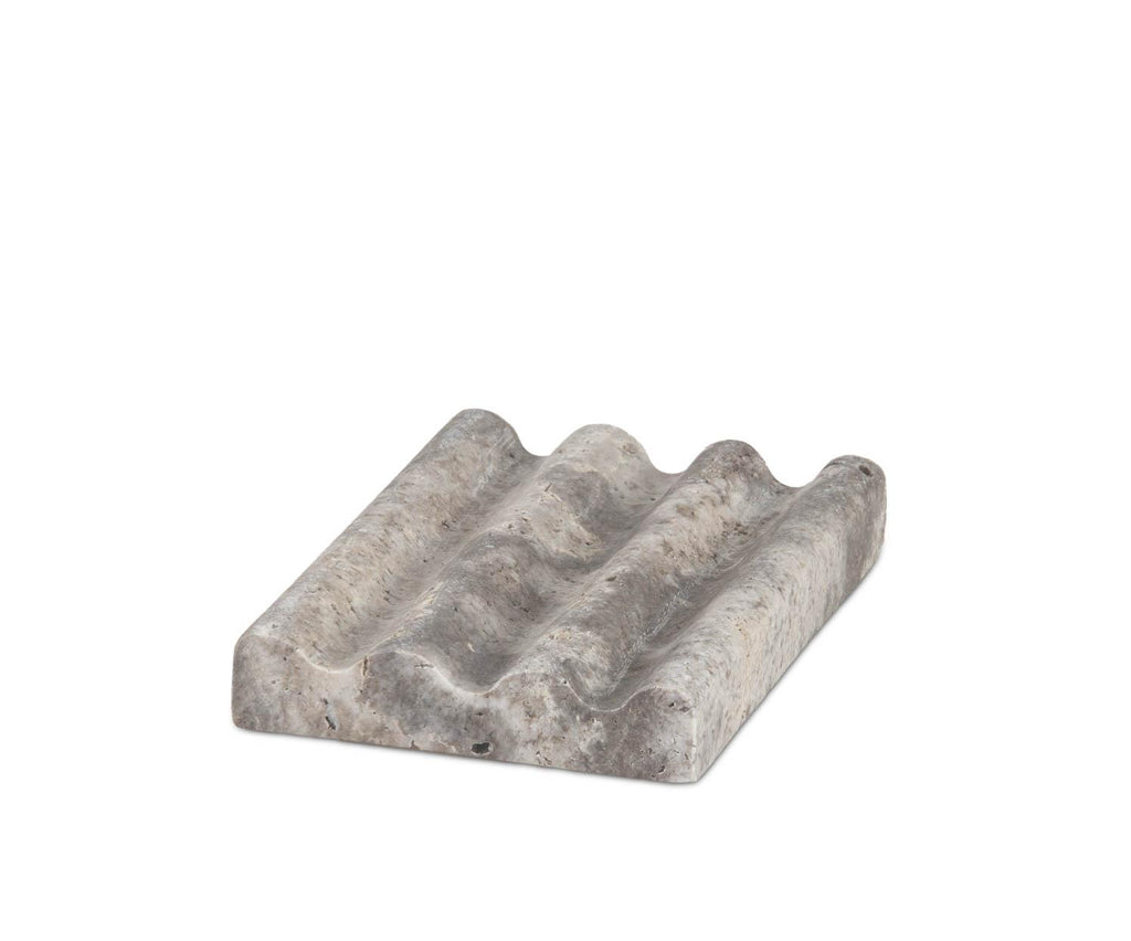 Grey Marble soap dish