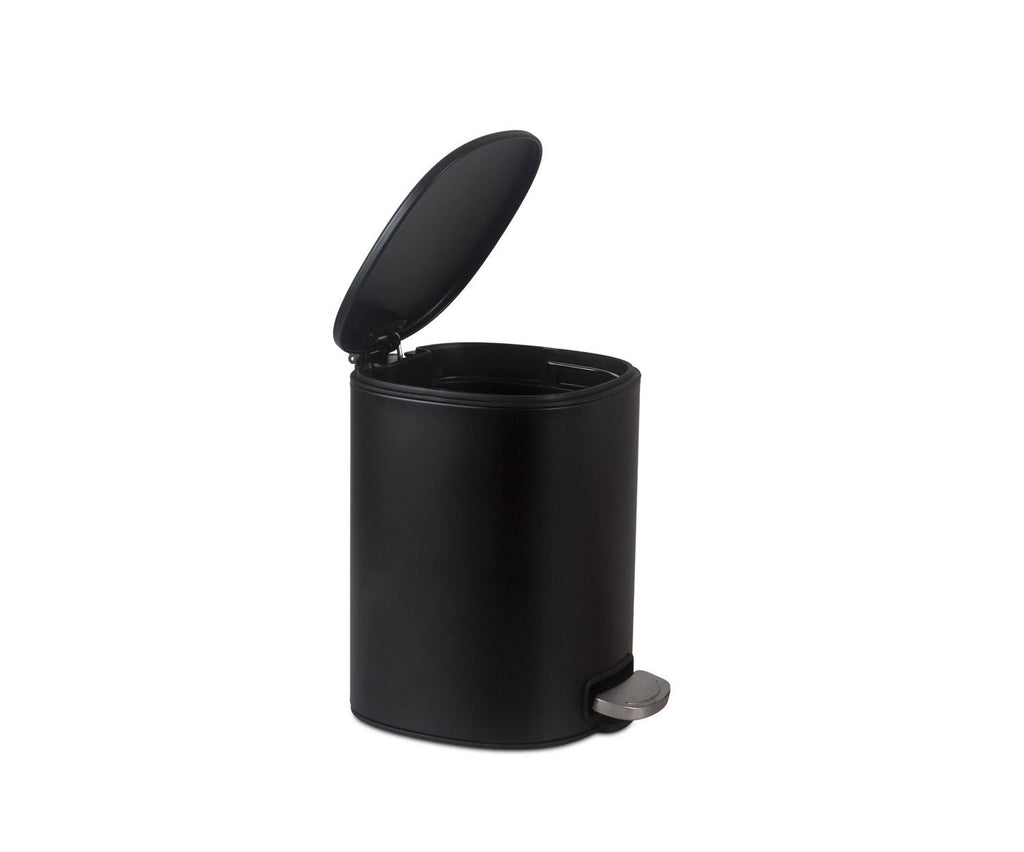 Šiukšlių dėžė su pedalu Black, 5 l