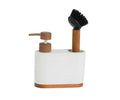 Poly / Acacia White soap dispenser