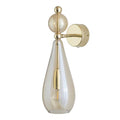 Smykke wall lamp, Golden Smoke / Gold, Ø12.5 cm