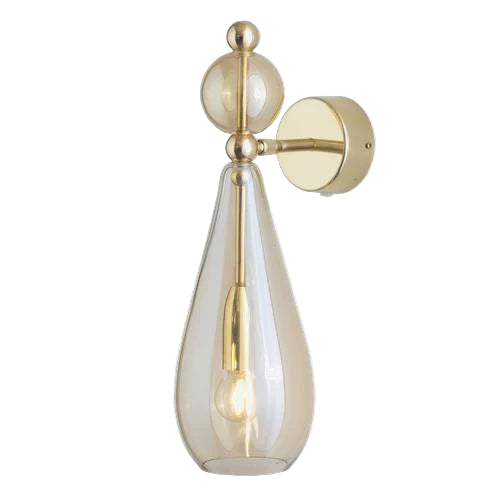 Smykke wall lamp, Golden Smoke / Gold, Ø12.5 cm