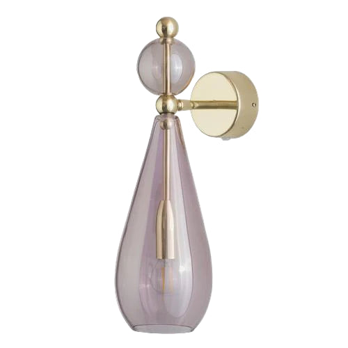 Sieninis šviestuvas Smykke Obsidian / Gold, Ø12.5 cm