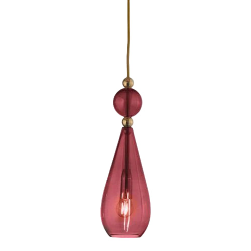 Pakabinamas šviestuvas Smykke Ruby / Gold, Ø12.5 cm
