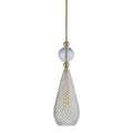 Smykke pendant lamp, Crystal with Chameleon Ball / Gold, Ø12.5 cm