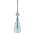 Pakabinamas šviestuvas Smykke Topaz Blue with Crystal Ball / Silver, Ø12.5 cm