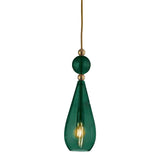 Pakabinamas šviestuvas Smykke Ivy Green / Gold, Ø12.5 cm