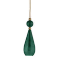 Smykke pendant lamp, Ivy Green / Gold, Ø12.5 cm