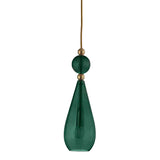 Pakabinamas šviestuvas Smykke Ivy Green / Gold, Ø12.5 cm