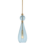 Pakabinamas šviestuvas Smykke Topaz Blue / Gold, Ø12.5 cm