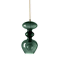 Pakabinamas šviestuvas Futura Ivy Green / Gold, H37 cm