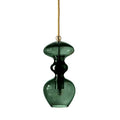 Pakabinamas šviestuvas Futura Ivy Green / Gold, H24 cm