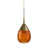 Pakabinamas šviestuvas Lute M Rust / Gold, H49 cm