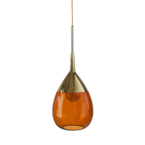 Pakabinamas šviestuvas Lute M Rust / Gold, H49 cm