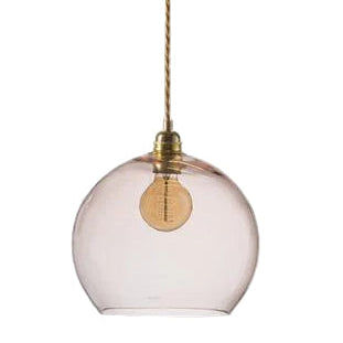 Rowan L pendant lamp, Bright Coral Gold, Ø28 cm