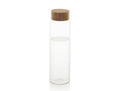 Glass bottle with bamboo lid, 1 l