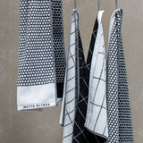 Rankšluostis TILE STONE Black / Offwhite