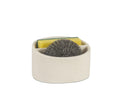 Travertine sponge and scourer holder