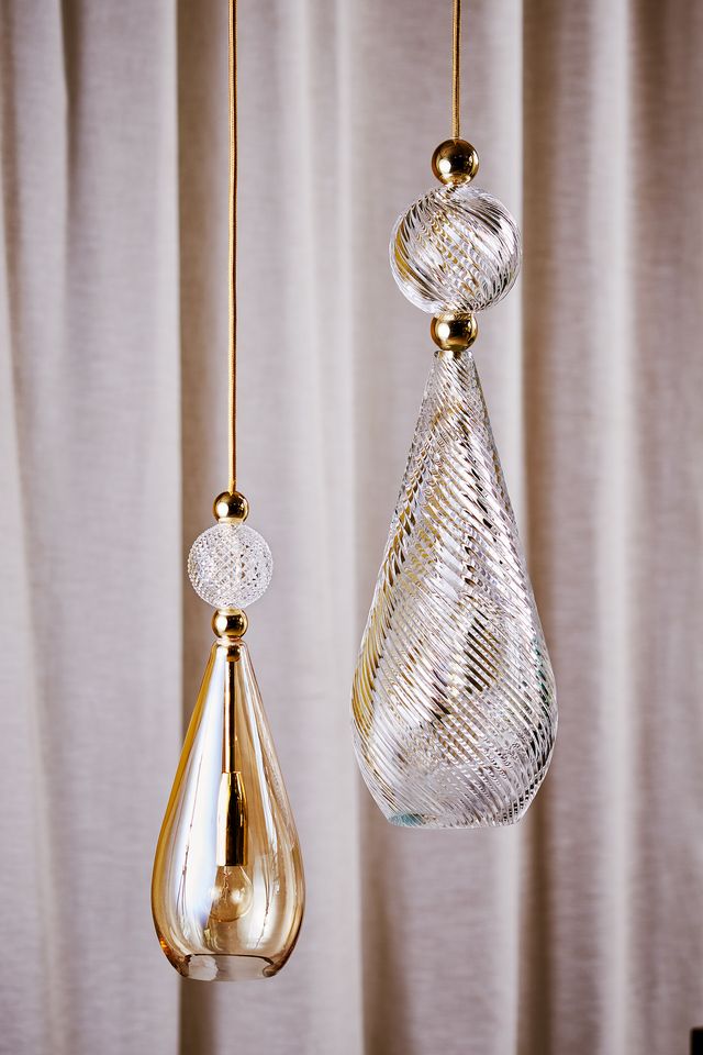 Smykke wall lamp, Golden Smoke / Gold, Ø12.5 cm