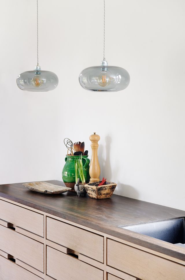 Horizon pendant lamp Ø36 cm, Clear with Gold