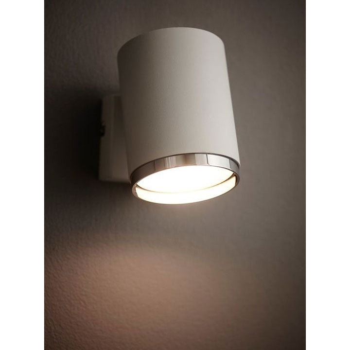 Vertigo wall lamp, switched on