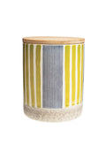 Stripes L storage jar, 900 ml