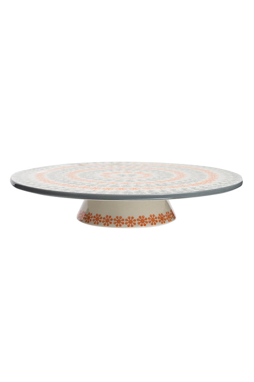 Tortų padėklas su kojele Floral, Ø27 cm