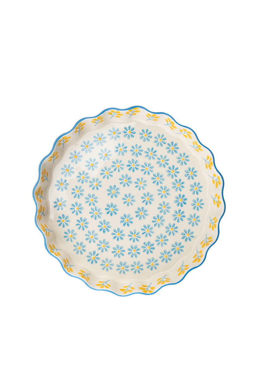 Kepimo indas Floral Ø22 cm, mėlynas