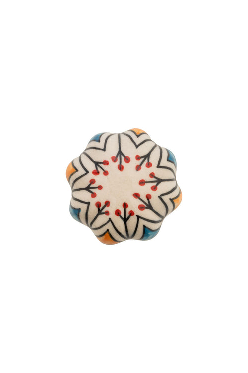 Floral bottle stopper, multicoloured