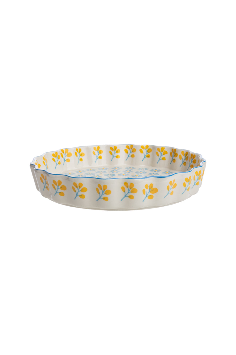 Kepimo indas Floral Ø22 cm, mėlynas