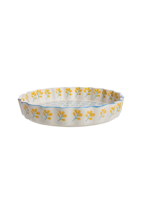 Kepimo indas Floral Ø22 cm, mėlynas