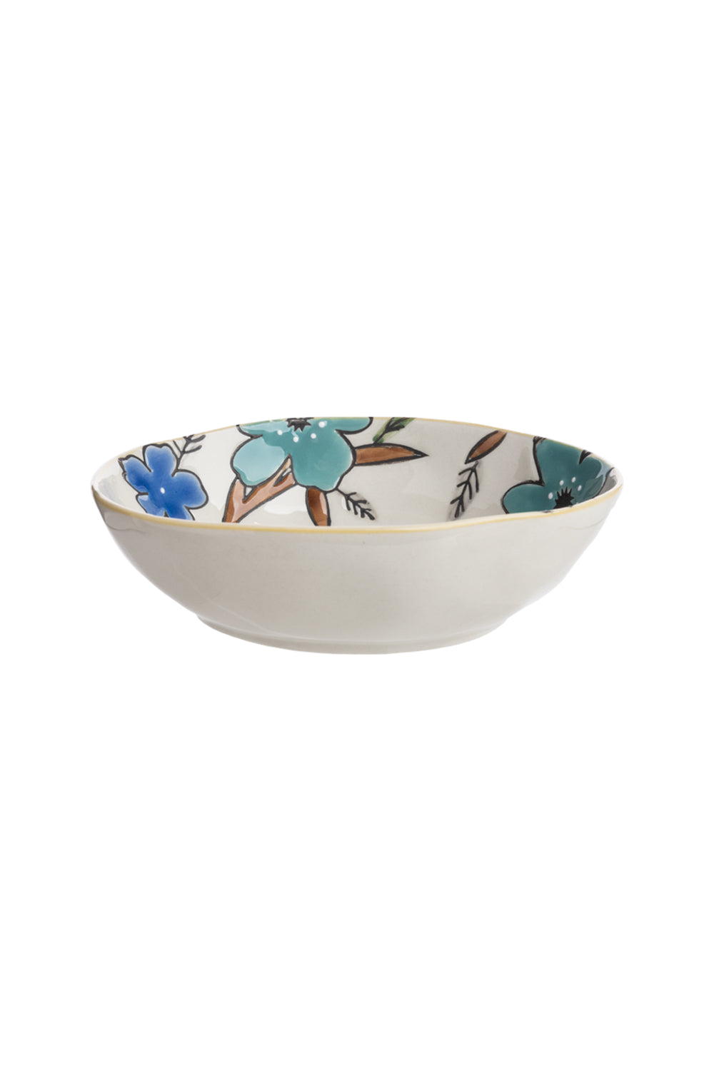 Summer soap dish, blue flowers