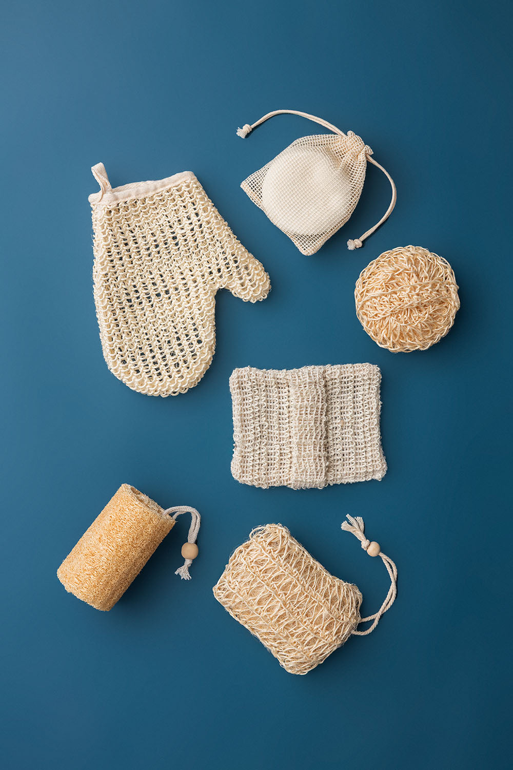 Sisal exfoliating body sponge