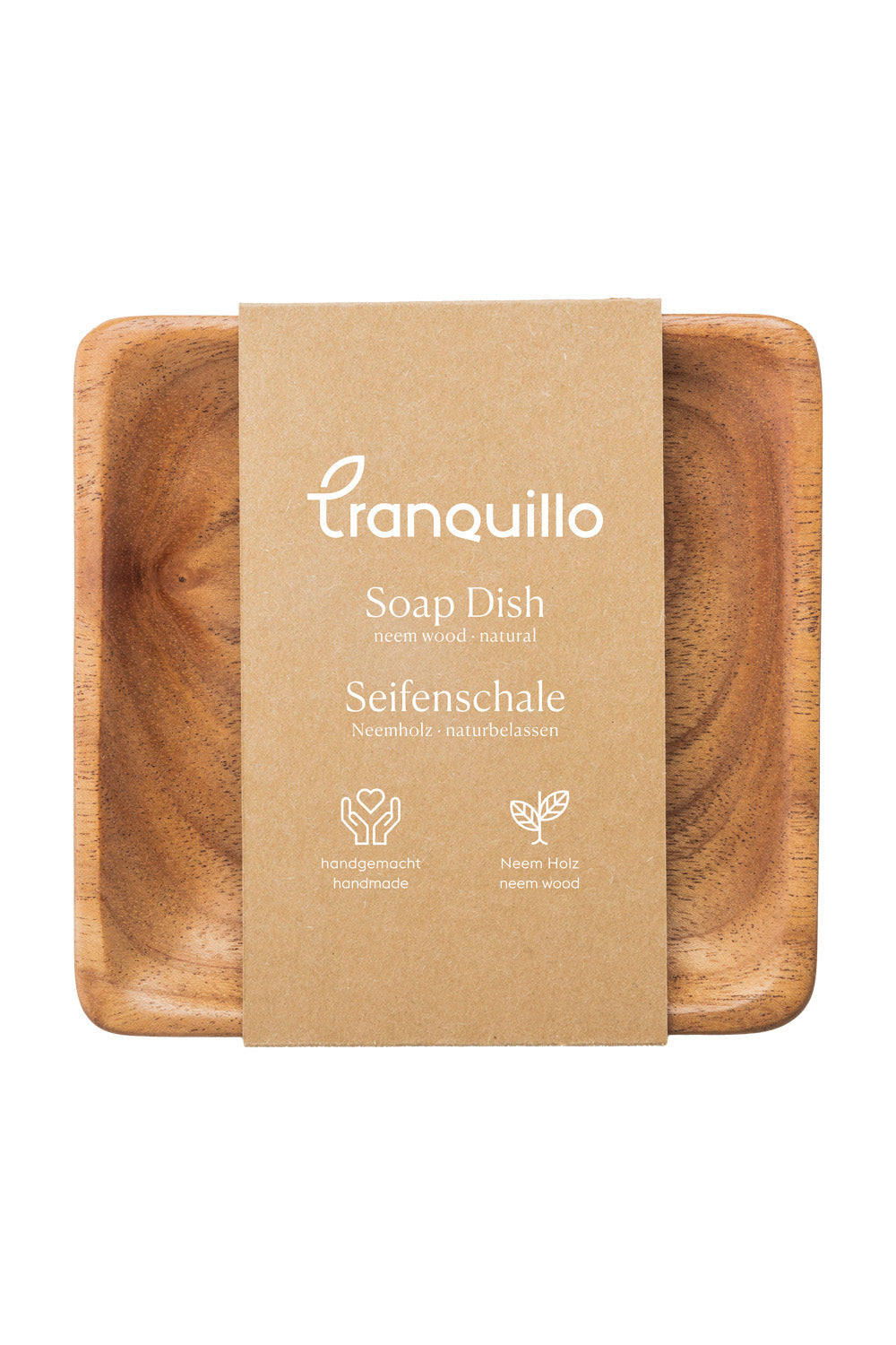 Neemwood wooden soap dish