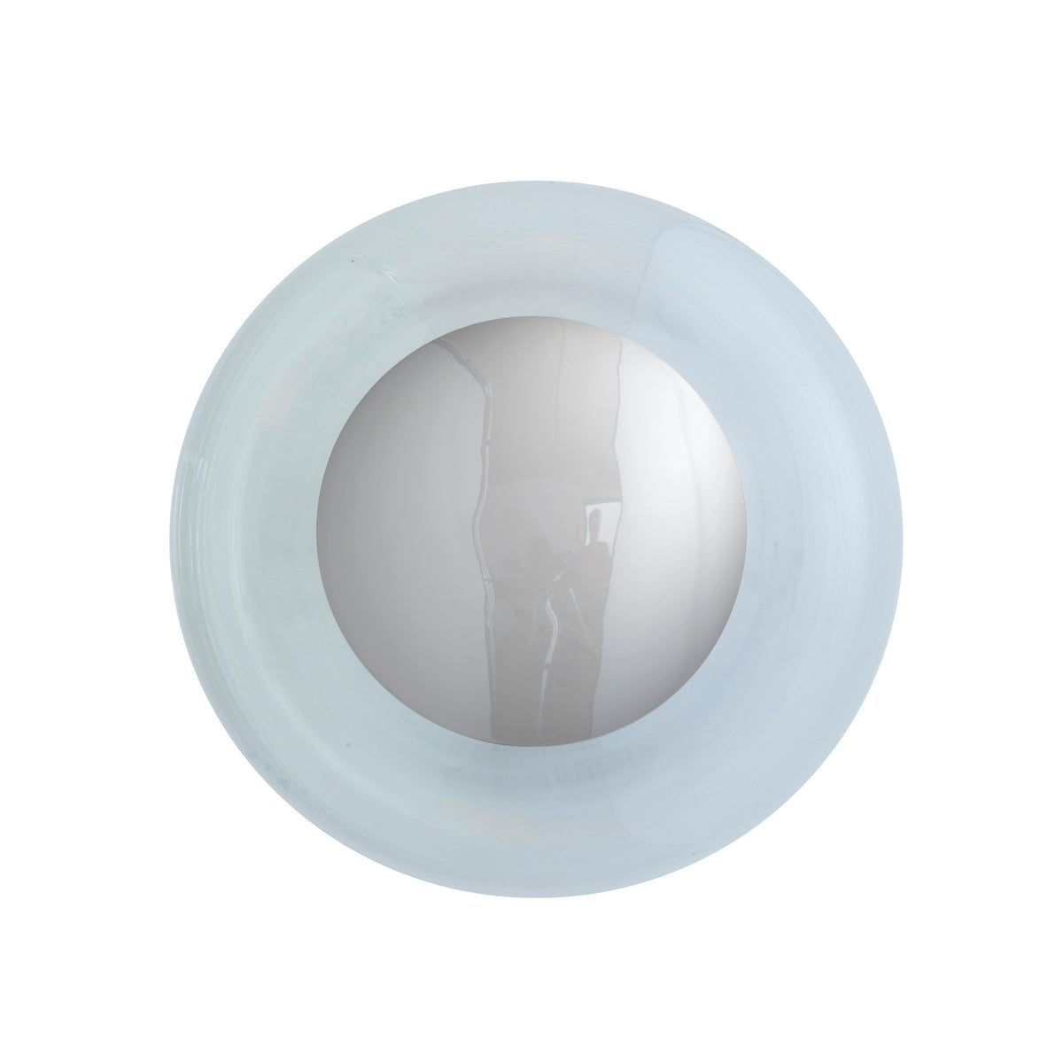 Lubinis/sieninis šviestuvas Horizon Clear with Silver, ø21 x 16,5 cm – įjungtas