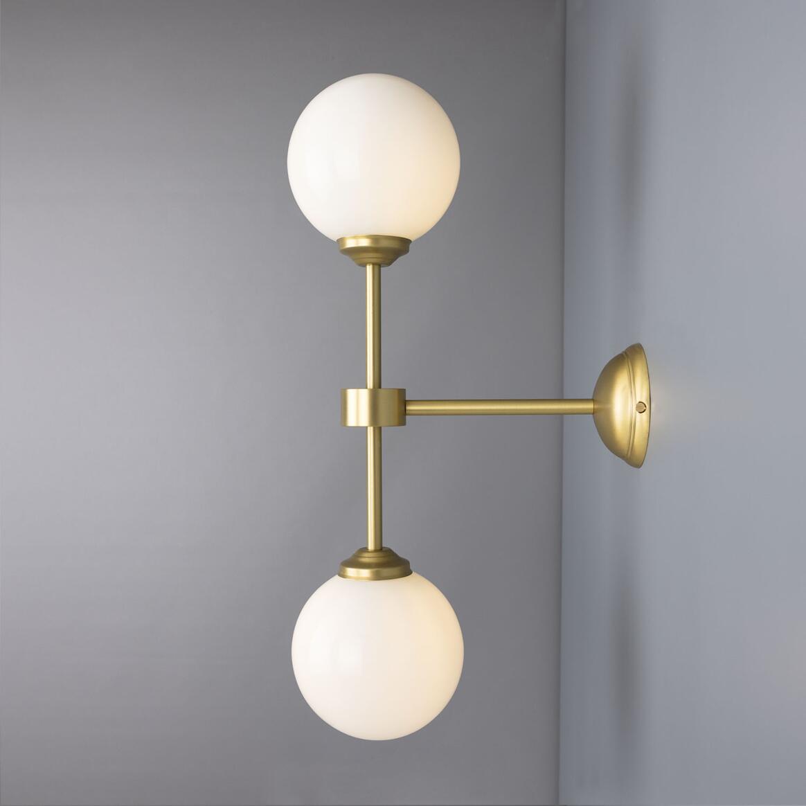 Yaounde Double Globe wall lamp