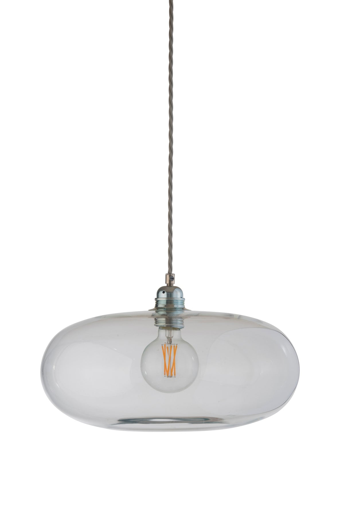 Pakabinamas šviestuvas Horizon Ø36 cm, Clear with Silver