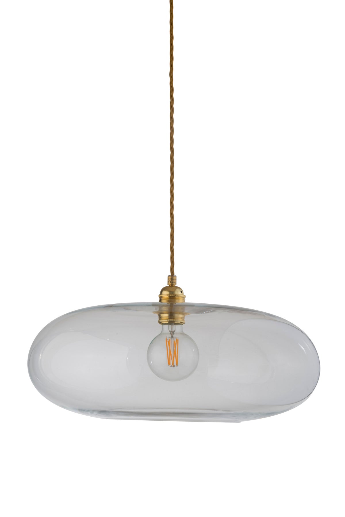 Pakabinamas šviestuvas Horizon Ø45 cm, Clear with Gold