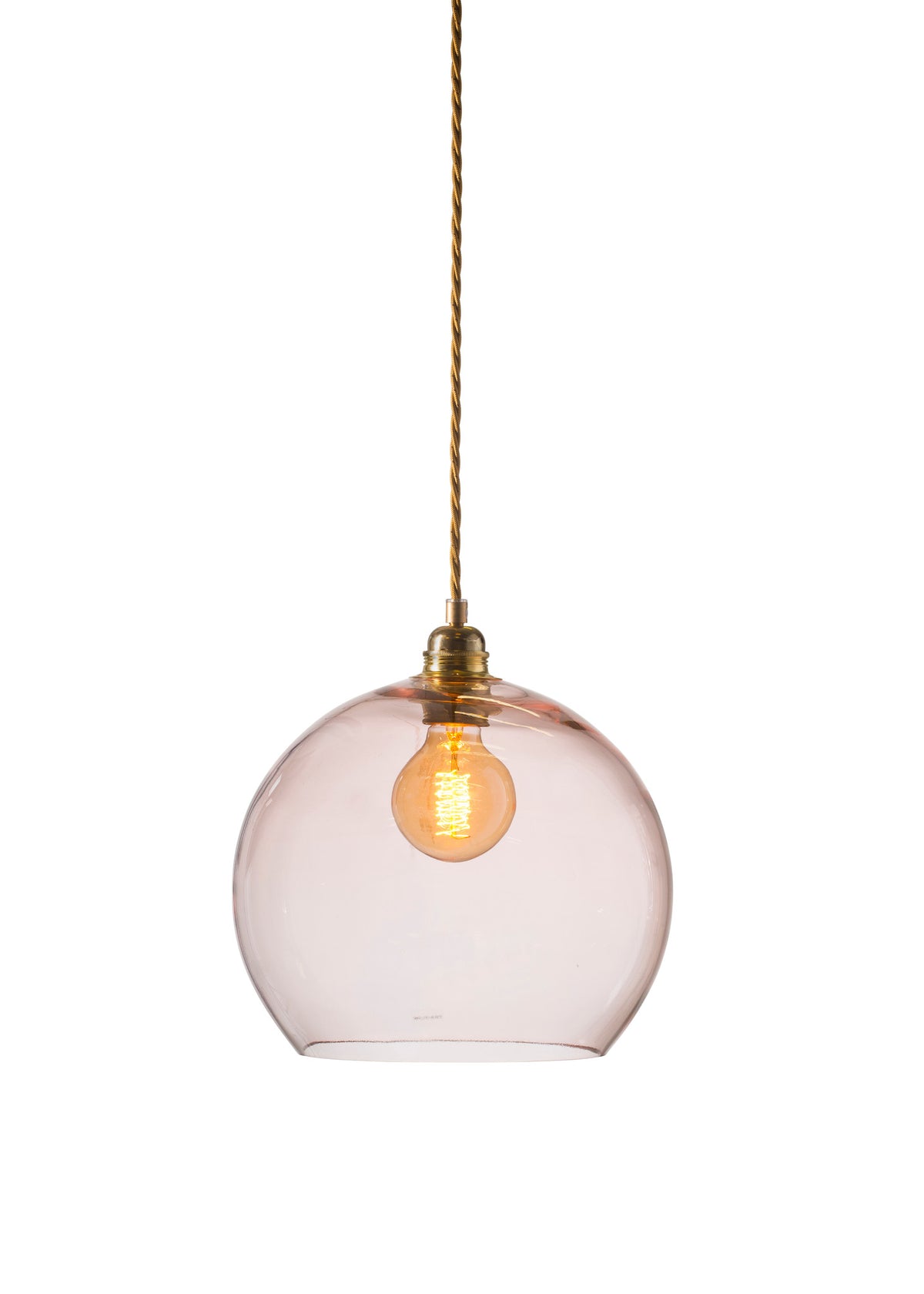 Pakabinamas šviestuvas Rowan L Bright Coral Gold, Ø28 cm