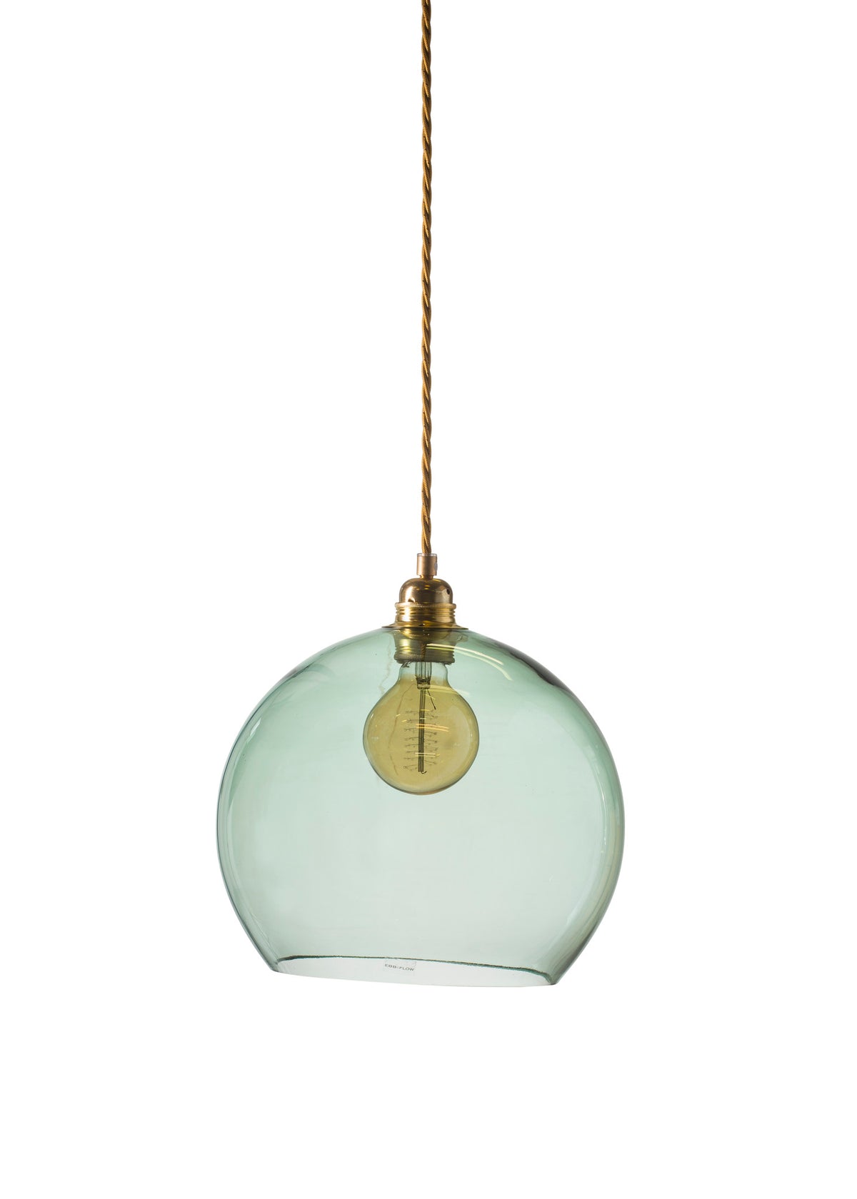 Pakabinamas šviestuvas Rowan L Forest Green Gold, Ø28 cm