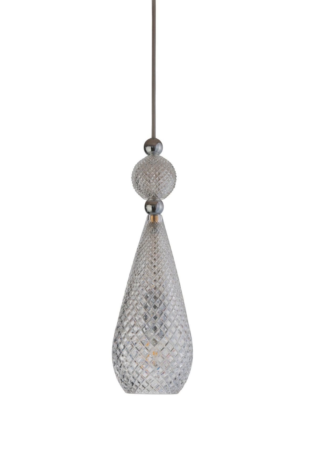 Pakabinamas šviestuvas Smykke Crystal / Silver, Ø12,5 cm