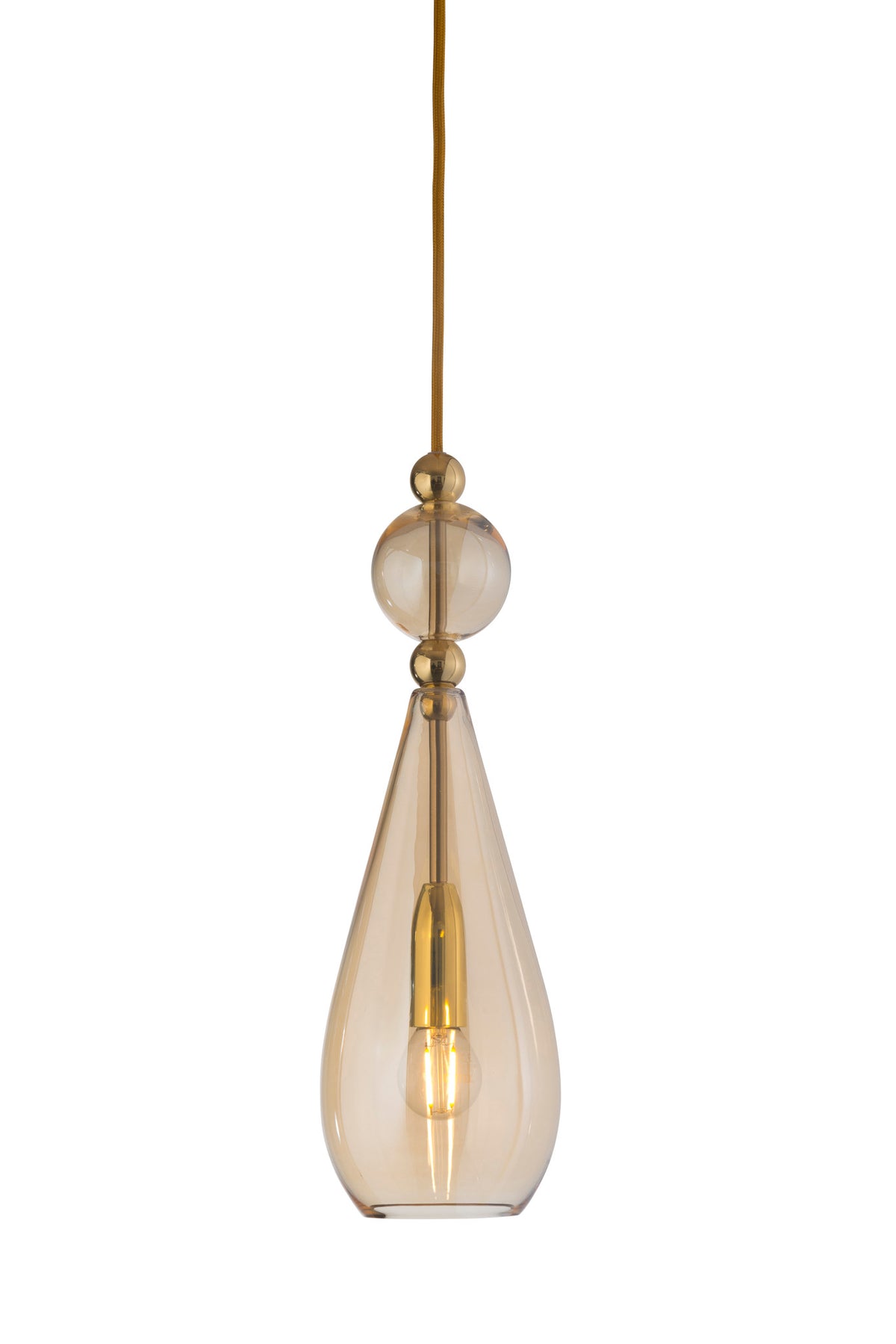 Pakabinamas šviestuvas Smykke Golden Smoke / Gold, Ø12,5 cm