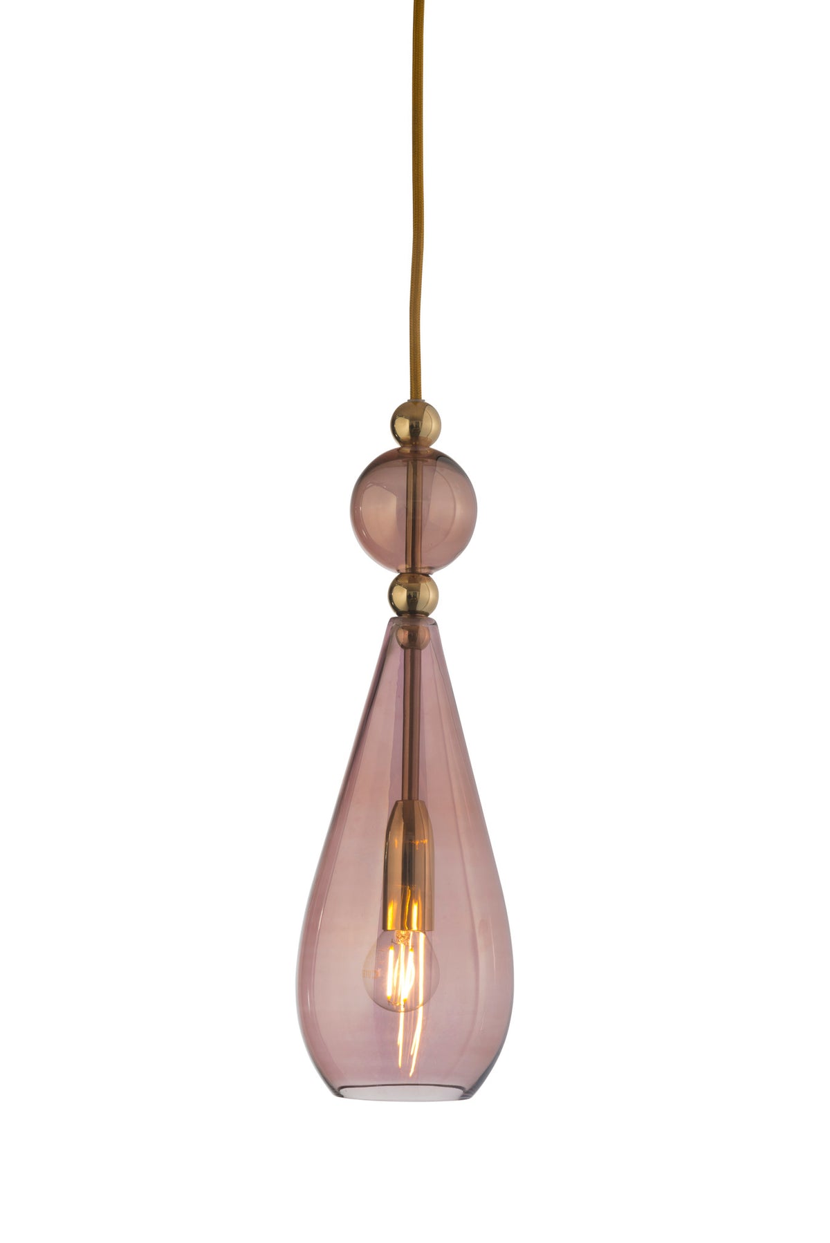 Pakabinamas šviestuvas Smykke Obsidian / Gold, Ø12,5 cm