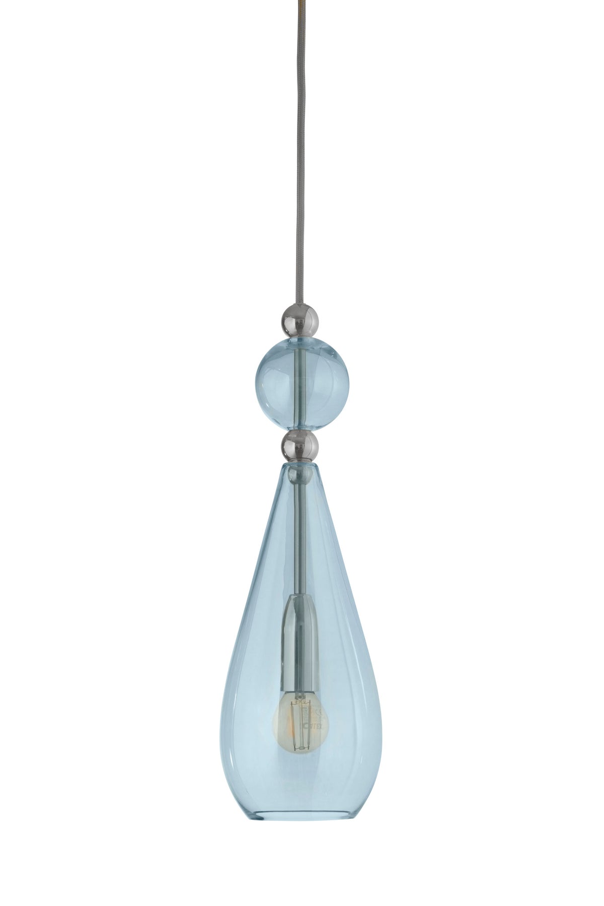 Pakabinamas šviestuvas Smykke Topaz Blue / Silver, Ø12,5 cm