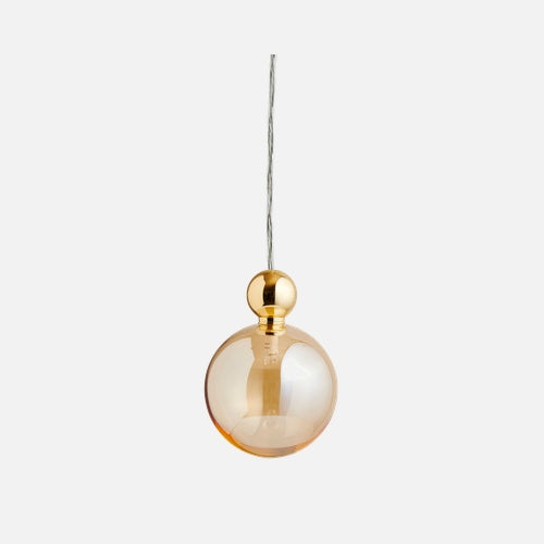 Pakabinamas šviestuvas Uva L Golden Smoke / Gold, Ø10 cm – be lubinio tvirtinimo