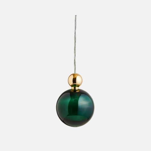 Pakabinamas šviestuvas Uva L Ivy Green / Gold, Ø10 cm – be lubinio tvirtinimo